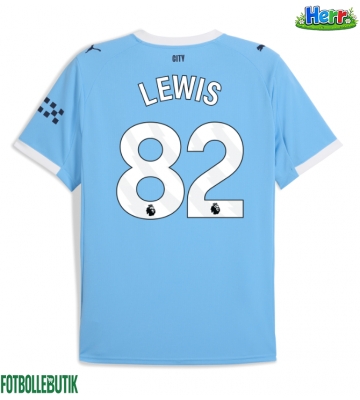 Manchester City Rico Lewis #82 Hemmatröja 2025-26 Kortärmad